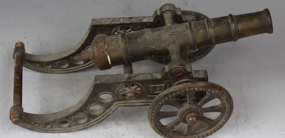 Бесплатная доставка 13 &quotсобирайте Китайскую Народную коллекцию бронзовой пушки