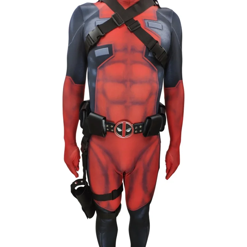 high quality superhero deadpool costume adult halloween costumes for kids child boys spandex zentai suit Carnival avengers Fancy|Костюмы из