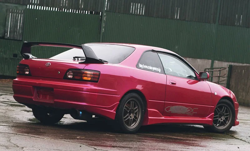 Для Toyota Corolla 2 двери купе 94-98 Левин AE110 AE111 FRP стекловолокно TR стиль задний спойлер стекловолокно крышка багажника крыло обвес комплект