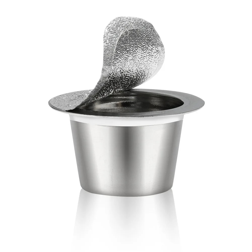 Многоразовый фильтр для кофе Nespresso из нержавеющей стали многоразовая капсула +