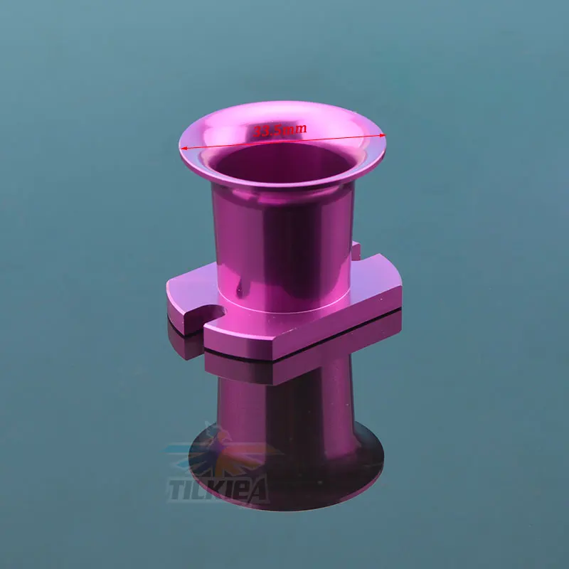 33.5mm Purple CNC Mahinced стек скорости для Zenoah Tiger King QD JG CMB RC лодки - Цвет: 33.5mm Purple