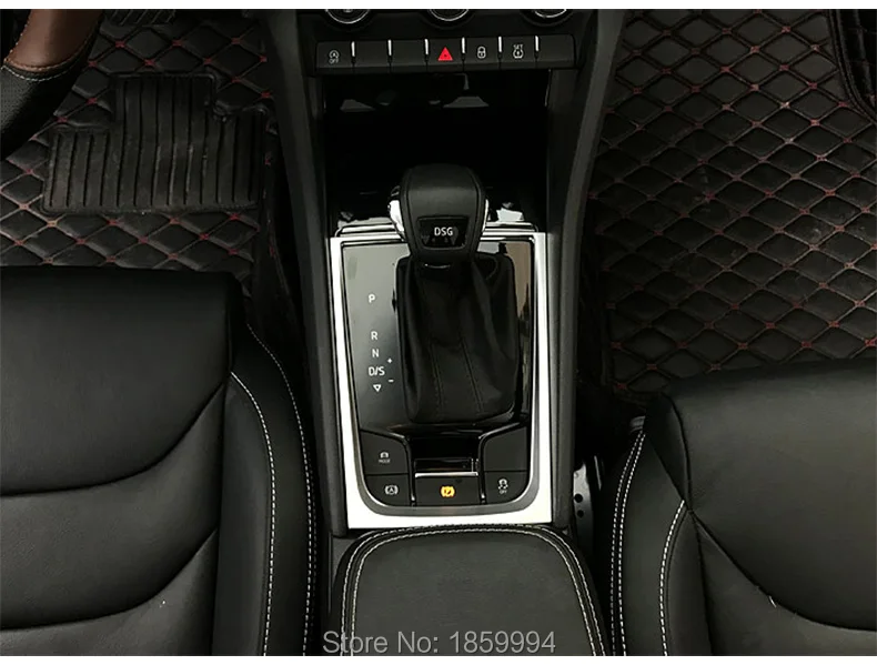 Для 2017 2021 Skoda Kodiaq LHD внутренняя панель переключения передач рамка Крышка палка