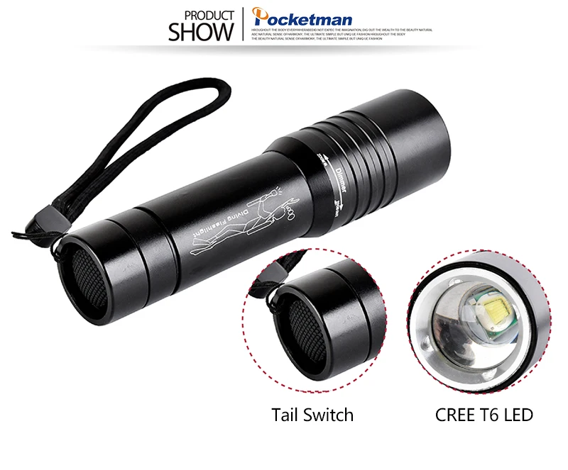 3800лм дайвер акваланг вспышка светильник s светодиодный Дайвинг T6 подводный