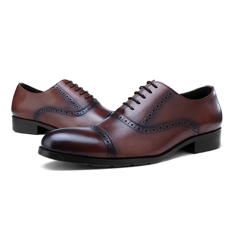 Туфли Desai мужские классические заостренный носок натуральная кожа итальянские