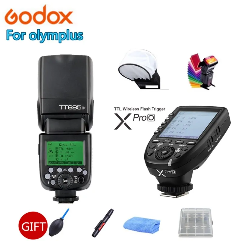 Вспышка Godox TT685 TT685C TT685N TT685S TT685F TT685O TTL HSS вспышка для камеры speedlite + XPRO Canon Nikon Sony Fuji