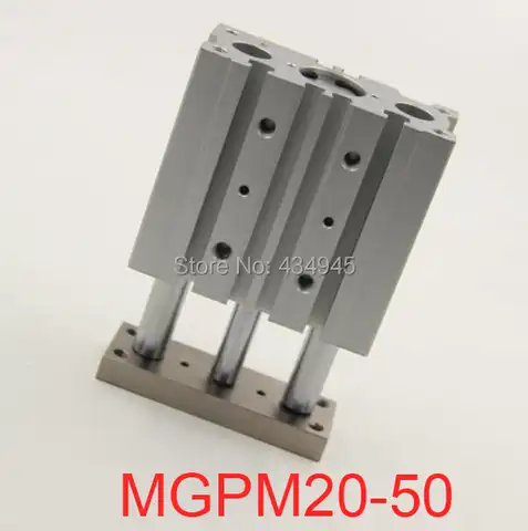 SMC тип MGPM20-50 20 мм диаметр 50 мм Ход Пневматический направляющий цилиндр, компактная направляющая, горка, MGP компактный направляющий воздушный ...