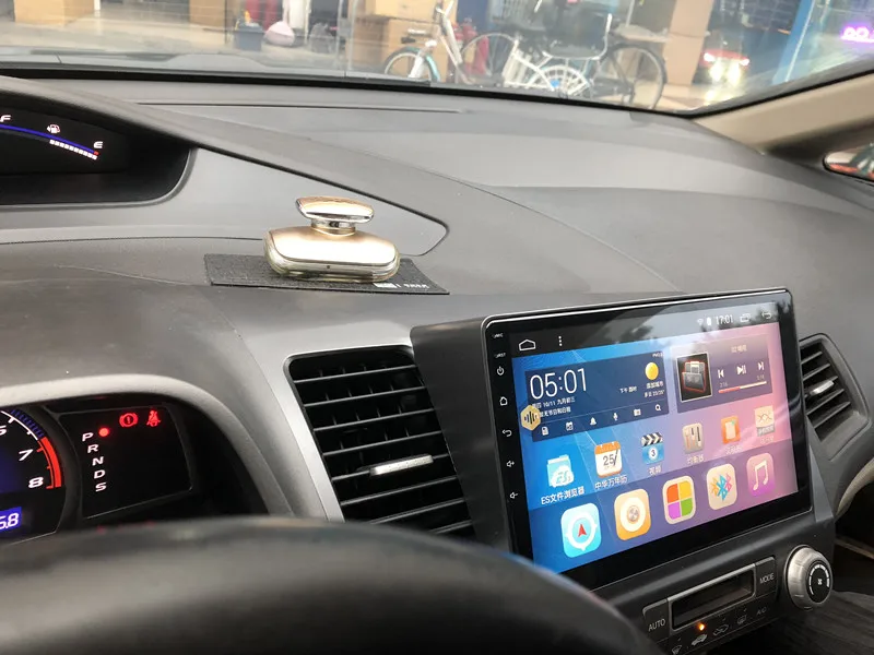 Android 8 1 автомобильный проигрыватель с радио и gps для Хонда цивик 2006 2011 10 "экран