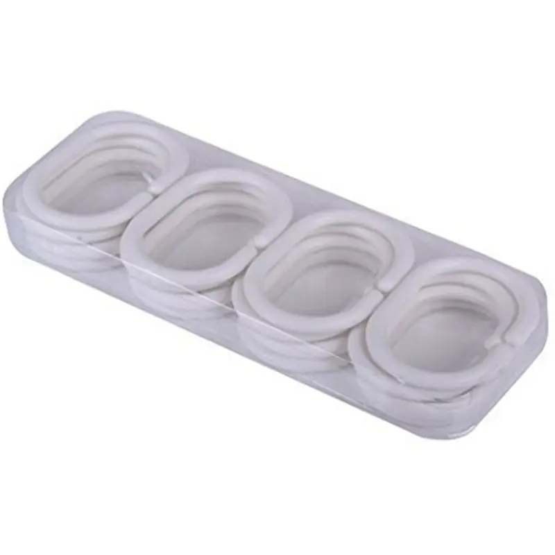 Тканевая белая шторка для душа UFRIDAY водонепроницаемая занавеска ванной комнаты