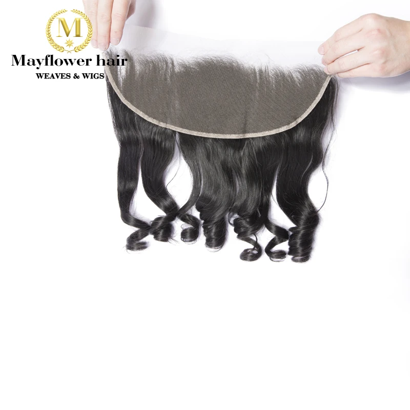 MFH 13x4 &quotКружевные фронтальные волосы Funmi изогнутые от уха до Детские линия