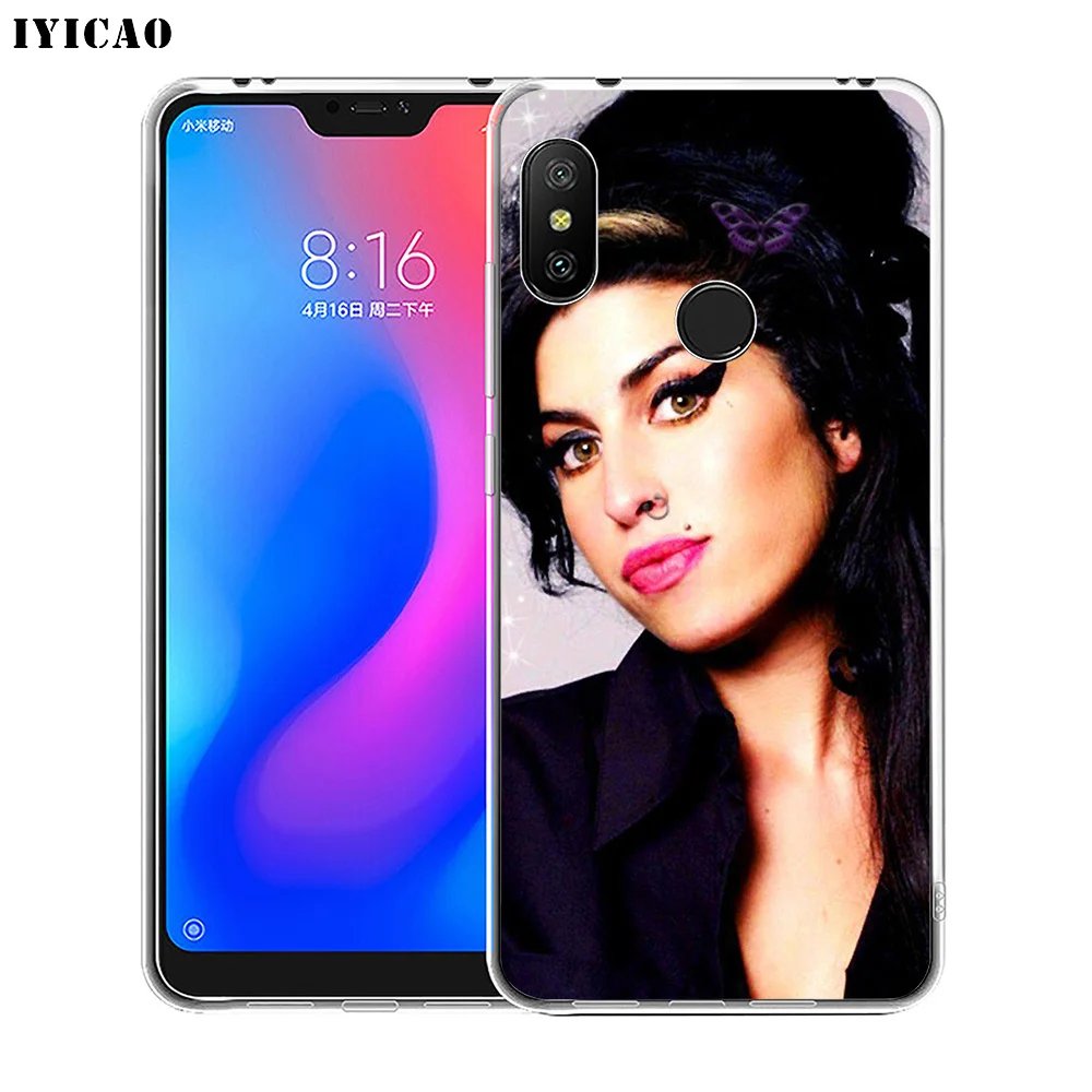 IYICAO Amy Winehouse Мягкий силиконовый чехол для телефона Xiaomi Redmi 4A 5A 6A Note 7 6 5 Pro Plus 4X Prime