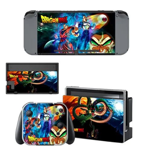 YSNS1885 Nintend переключатель виниловые наклейки Стикеры Для nintendo переключатель консоль и контроллер Набор для кожи-для аниме Dragon Ball Супер Z Goku - Цвет: YSNS1885