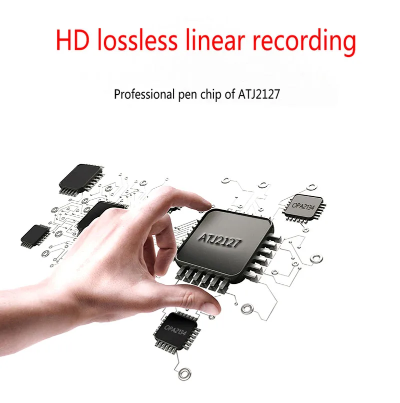 Цифровой аудио рекордер часы Голосовая активация запись наручный ремешок 1536