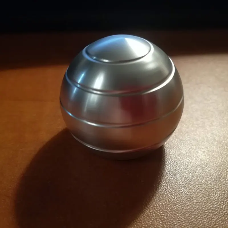 Decompression Finger Gyroscope Rotating Gyro Spherical Desk Toy Optical Illusion Flowing For Adult | Игрушки и хобби