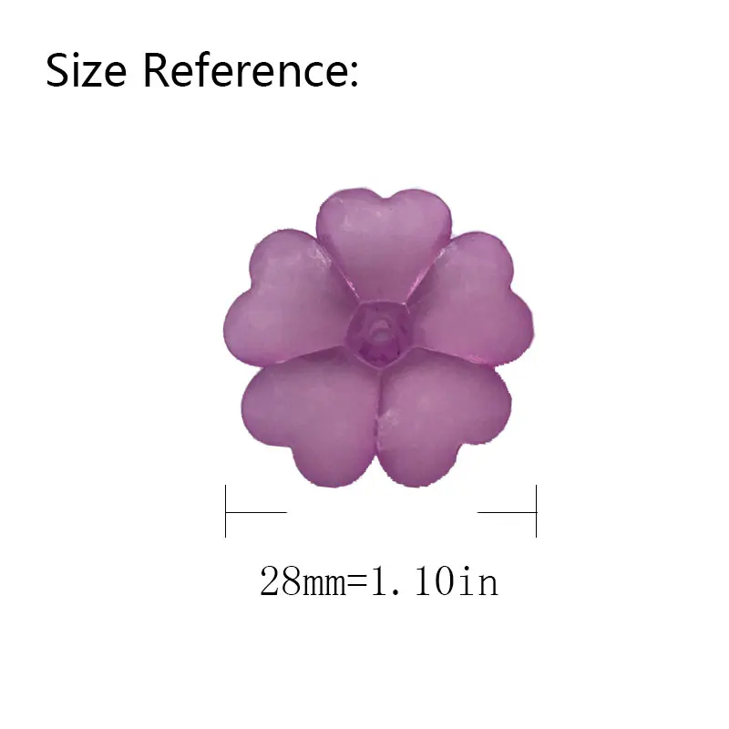 Акриловые красочные милые пять листьев цветок бусины для изготовления ювелирных