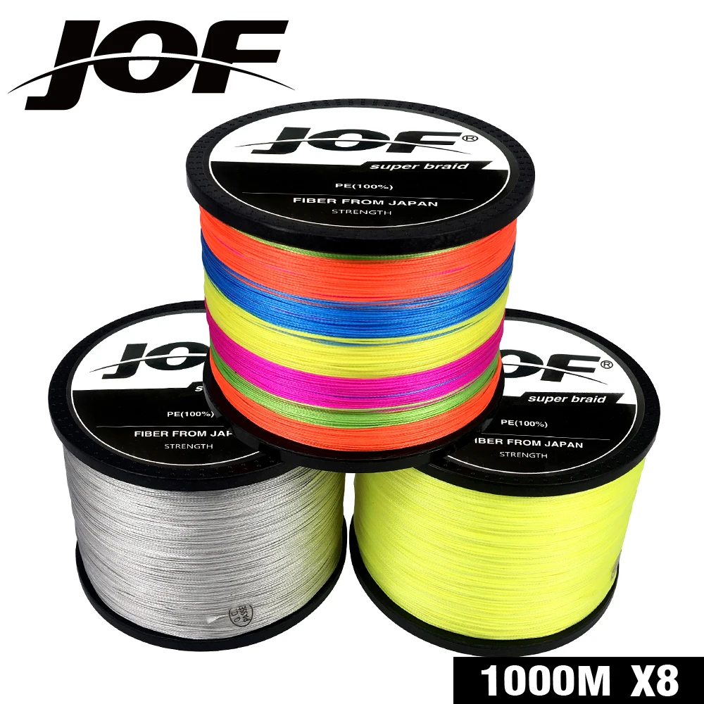 

2019 NEW Fishing Line 8 Strands 4 Strands PE Braided 300m 500m 1000m Multifilament Fishing Line Rope peche carpe Wire 18-88LB