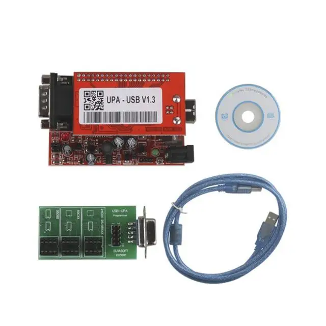 UPA Высокое качество USB UPA программист V1.3 с полным набором адаптеров Авто ЭБУ программатор ЭБУ чип тюнинговый автомобильный диагностический инструмент - Цвет: Main Engine