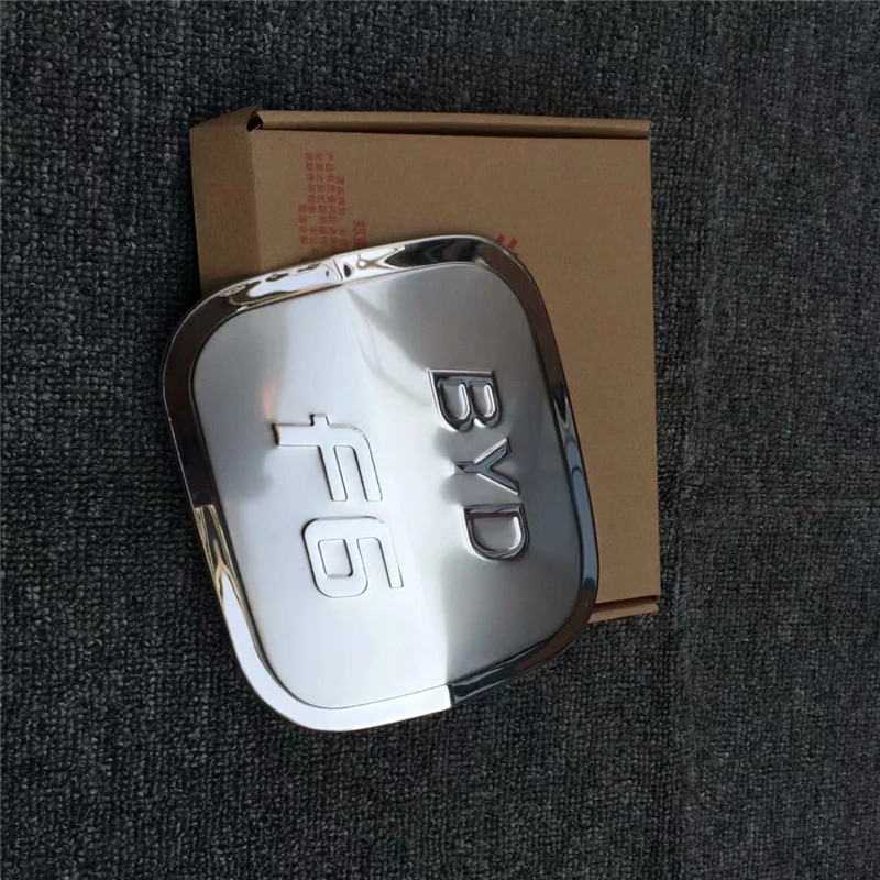 

Крышка топливного бака из нержавеющей стали подходит для BYD F6, декоративная крышка для тюнинга автомобиля