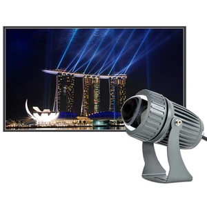 Светодиодный светильник для газона, настенный водонепроницаемый светильник для мойки лужайки с узким лучом, уличный светильник для ландшафта, 100-240 В, 3 Вт10 Вт