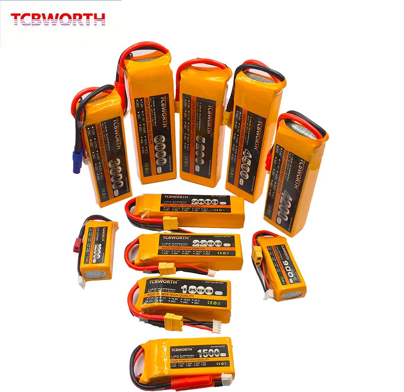 3s RC LiPo батарея 11 1 V 6000mAh 25C 35C 60C для самолета вертолета квадрокоптера автомобиля