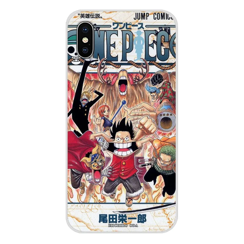 Для Samsung A10 A30 A40 A50 A60 A70 Galaxy S2 Note 2 3 Grand Core Prime Hot anime one piece Straw hat boy прозрачный мягкий