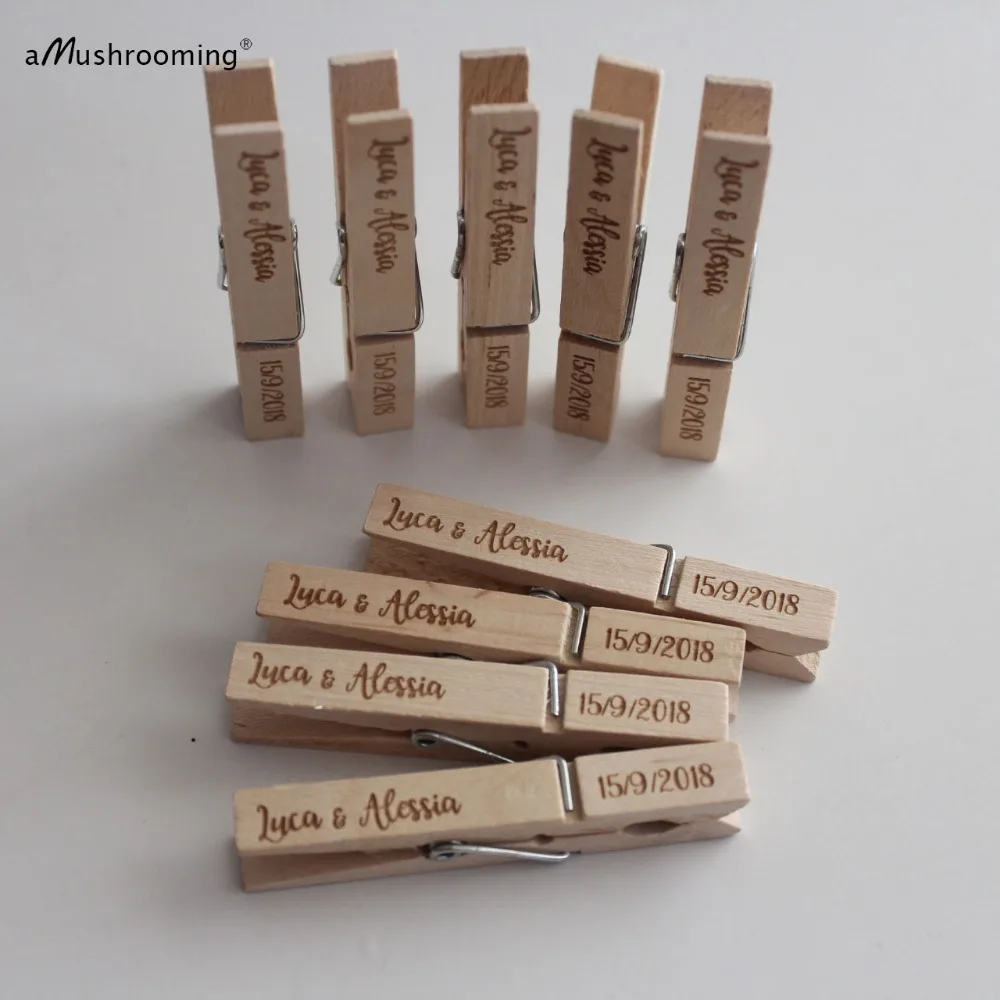 

Natural Wood Clothes Pins Pegs Old School 50 Rustic clothespins resistant peg dolls Traditional Peg Wooden pegs Personalized