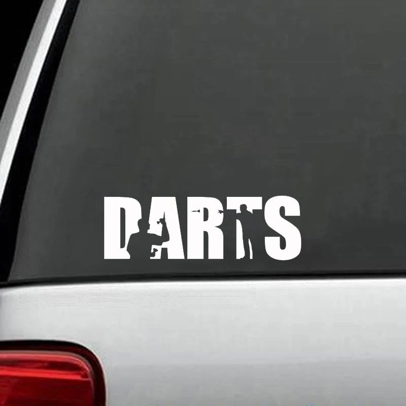Artworks Darts silhouette in letter Vinyl Decal Sticker Art Painting Car Stickers Decor Decals | Автомобили и мотоциклы