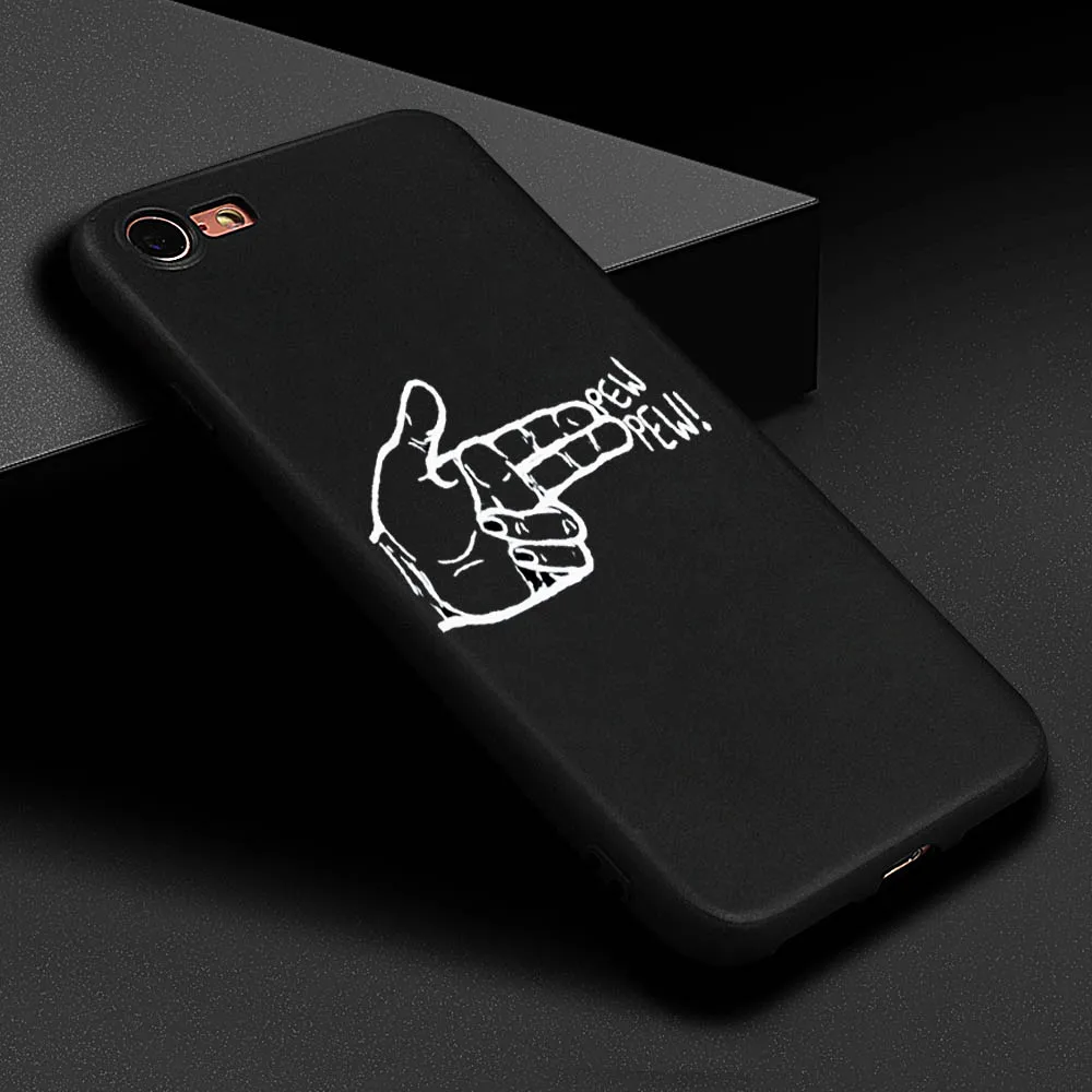 g Модный черный чехол LOVECOM с принтом для iphone X, XS, Max, XR, 6, 6 S, 7, 8 Plus, Ударопрочный Мягкий силиконовый чехол для задней панели телефона, подарок - Цвет: g