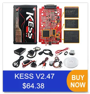 Онлайн V2.47 ЕС красный KESS V5.017 OBD2 менеджер Тюнинг KTAG V7.020 4 светодиодный KESS V2 5,017 рамка фонового режима отладки K-TAG V2.25 Авто программатор системного блока управления