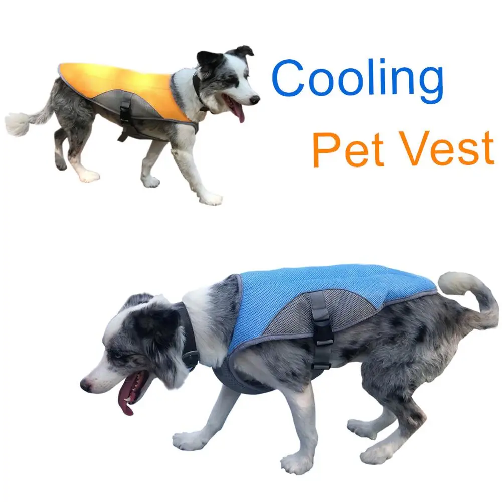 Летние для домашних животных собак охлаждающий жилет Heatstroke Предотвращение