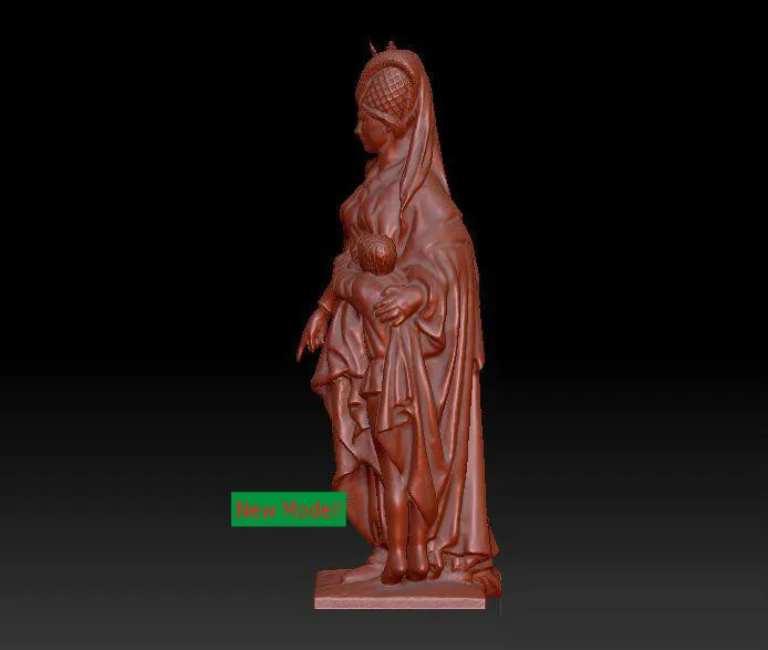 3D модель рельef STL модели формат файлов Богиня милости Маргарет |