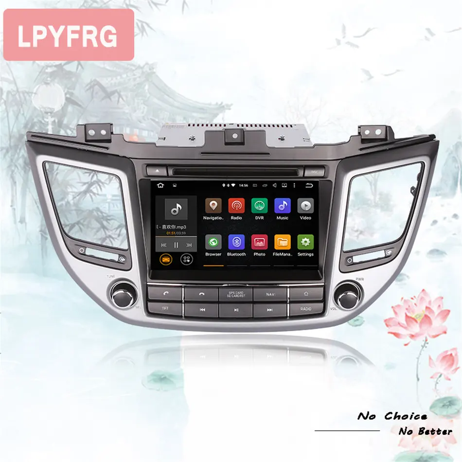 HD Восьмиядерный android 10 автомобильный dvd gps плеер 1024*600 для HYUNDAI TUCSON/ix35 2016 2015 2017 2018