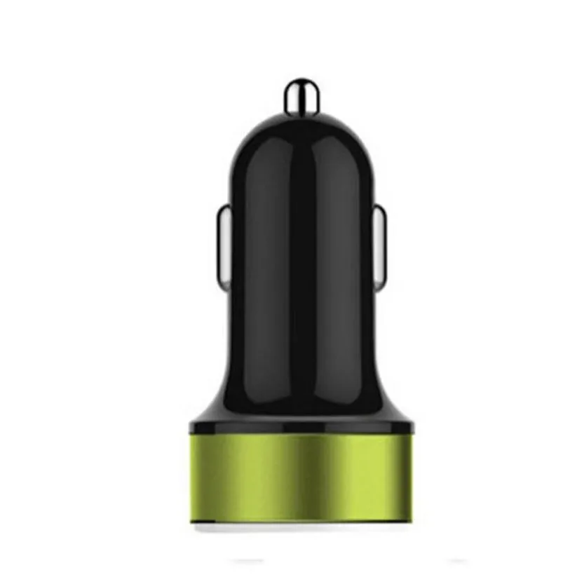 2 порта Mini Dual USB Автомобильное зарядное устройство адаптер для IPhone Sam sung