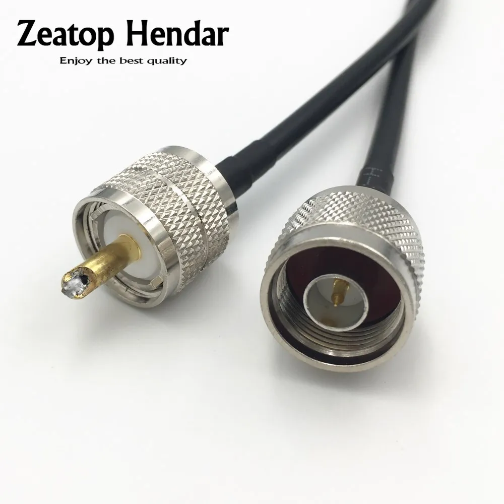 10Pcs RG58 / LMR195 RF Cable N Type Male Jack to UHF Plug Coaxial Pigtail Wire Connector 15CM 20CM 30CM 50CM 1M 2M 3M | Обустройство
