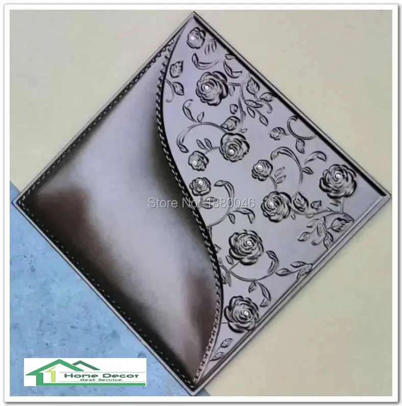 Новинка бесплатная доставка 3D панель из искусственной кожи настенная кожаные