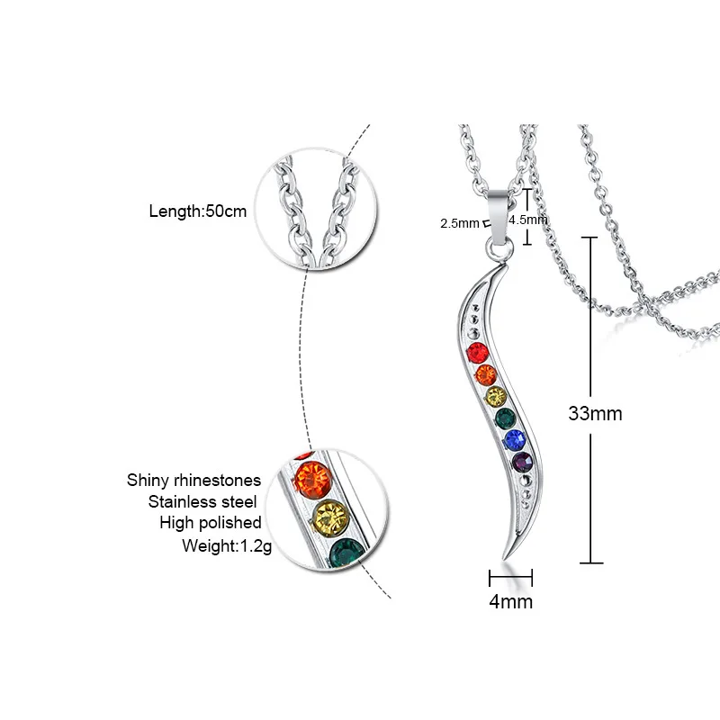 Нейтральные ювелирные изделия из нержавеющей стали Изящные Висячие тонкие