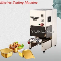 aluminium foil food cans electric sealing machine takeaway food box sealing machine catering restaurant equipment