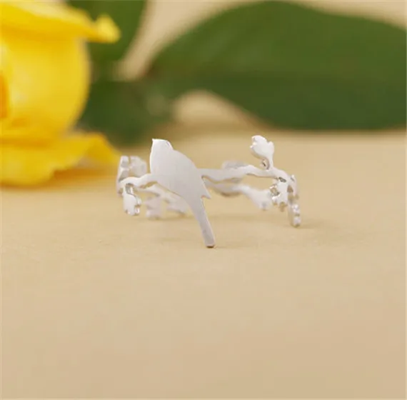 Модные кольца 10 шт./лот золотого цвета с животными птицами для женщин | Украшения