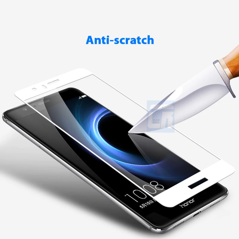 Закаленное стекло 9H с полным покрытием для Huawei P10 Nova 3 2 Plus GR3 GR5 2017 Защитная пленка