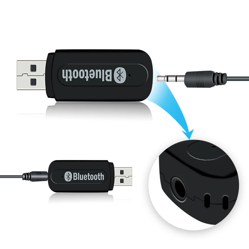 3 5 мм разъем Bluetooth приемник аудио передатчик громкой связи беспроводной