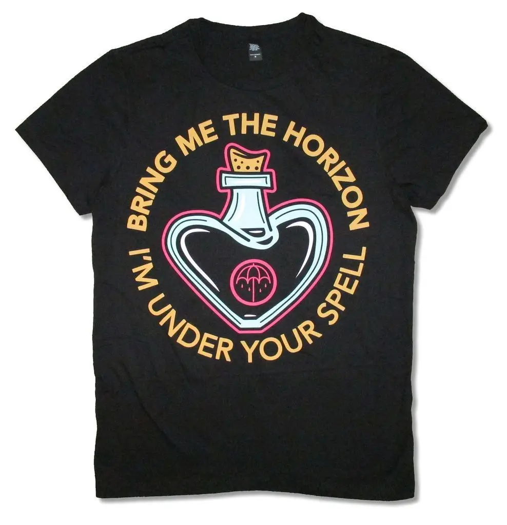 Придайте мне Горизонт под вашим заклятием черная футболка новый официальный