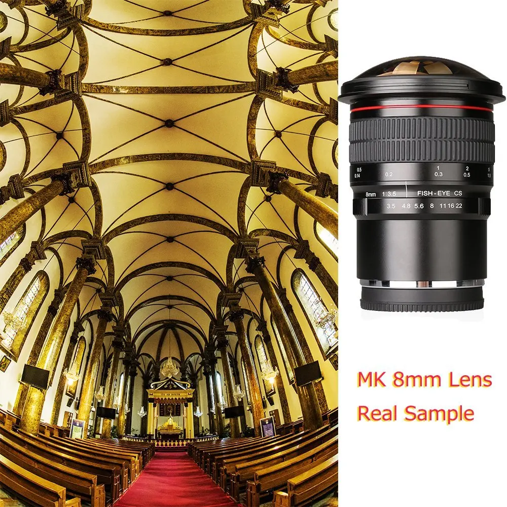Meike 8 мм f3.5 ультра широкий объектив рыбий глаз для Sony E Mount A9 A7II A7SII A6500 A6000 A6100 A6300 A6600