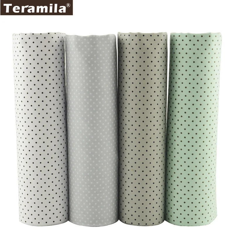 Ткань Teramila в мелкий белый и черный горошек 40x50 см|fabric for making bed sheets|fabric greenfabric paste |