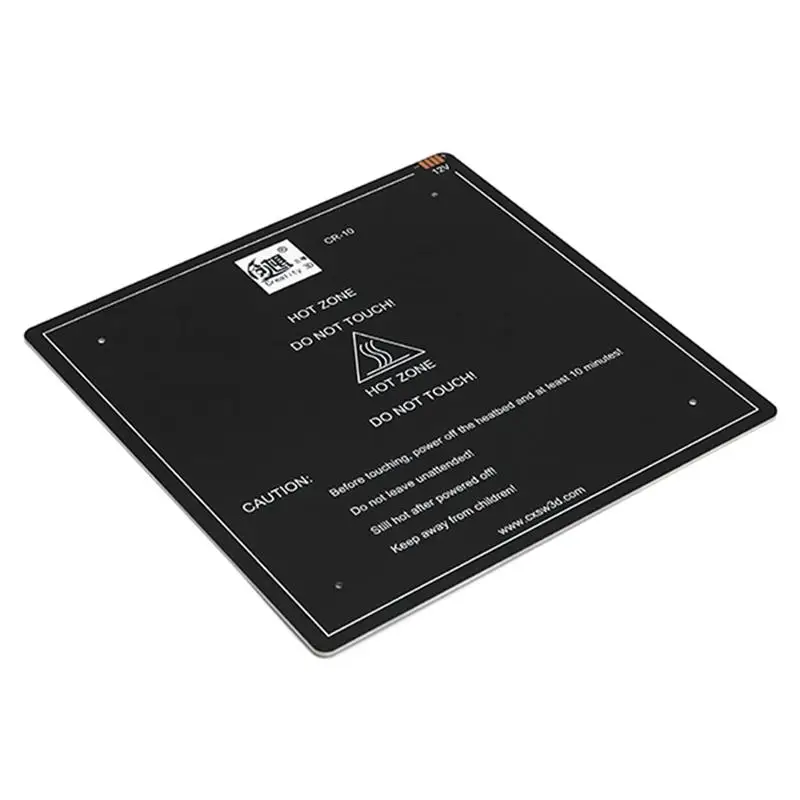 Creality 3D Printer 310/410MM Aluminum Build Plate Heated Bed For CR-10 Hotbed 12V 310*310*3MM/410*410*3MM | Компьютеры и офис