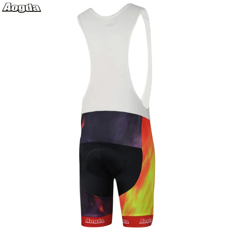 2017 Men's MTB cycling jersey short sleeve and bib shorts set/ Summer clothing/ Pro team bicycle racing clothes fire | Спорт и