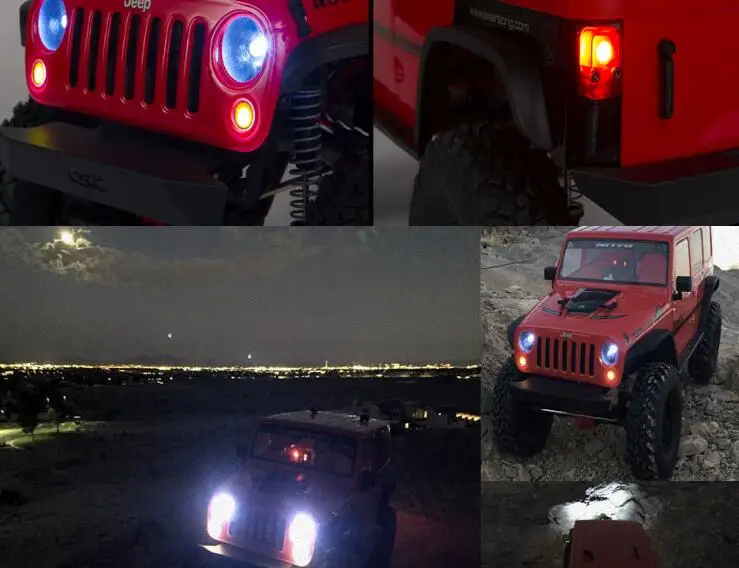Осевой набор SCX10II Jeep AX90060S Cherokee пульт дистанционного управления имитация