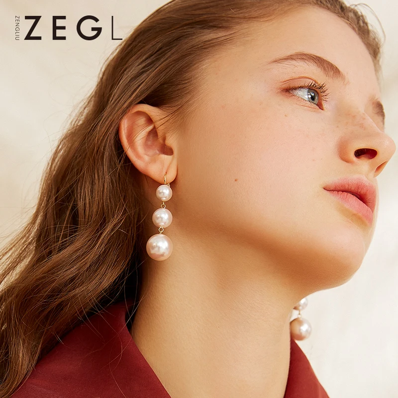 Женские серебряные серьги ZEGL925 красные для женщин украшения нового года|Серьги| |