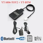 Автомобильный радиоприемник Yatour USB SD AUX с Bluetooth-адаптером для Toyota Lexus Scion