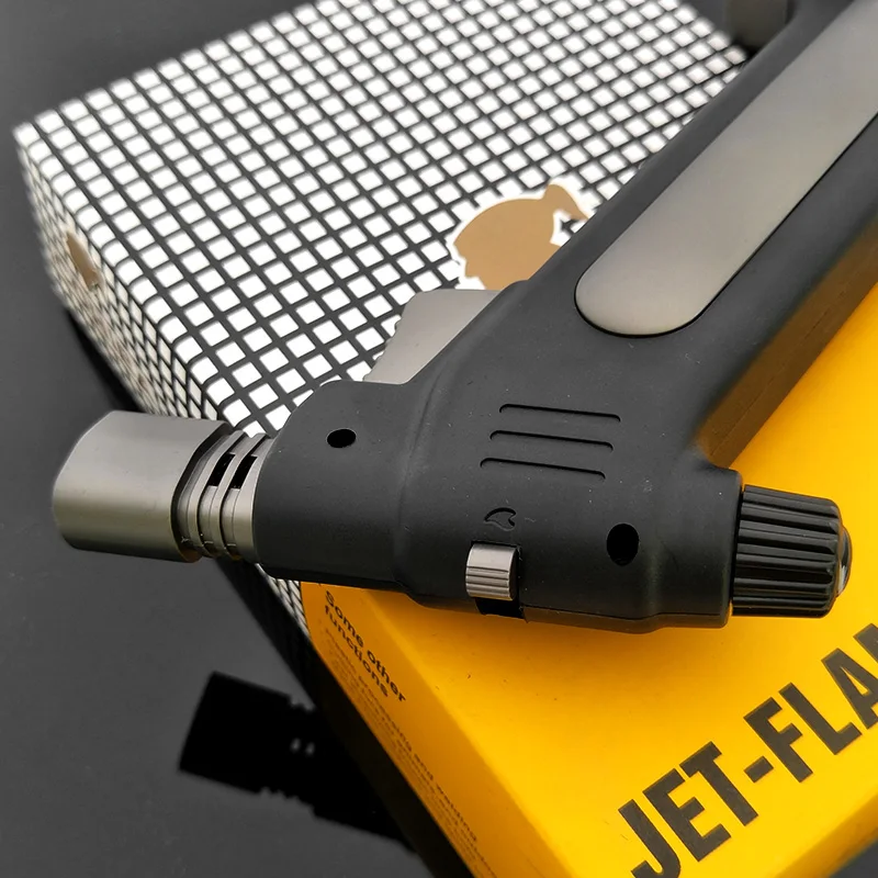 COHIBA выделенная сигарета Jet факел Черный ветрозащитный многоразовый газовый