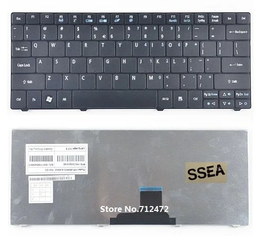 

SSEA New US Keyboard for Acer Aspire 1430 1430Z 1551 1830 1830T 1830TZ for TravelMate 8172 8172T 8172Z Aspire One 721 series