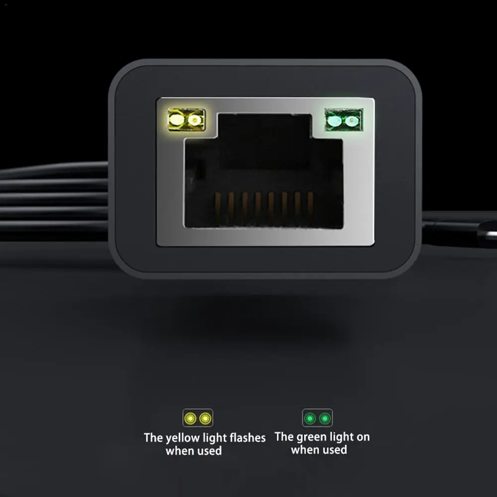 Ethernet-адаптер для Fire TV Stick RJ45 10/100 Мбит/с 100 м кабель-преобразователь Smart Tv 3 футов